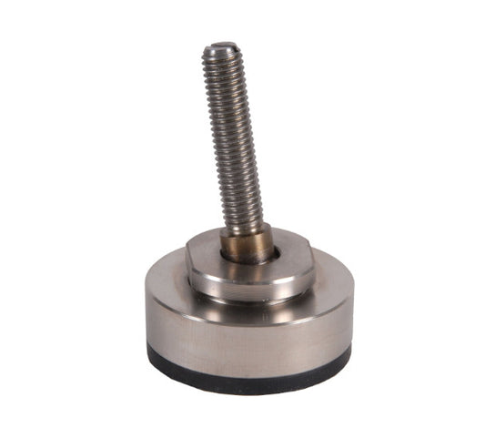 Self-centering load feet with adjustable height
